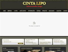 Tablet Screenshot of cintalipomatriz.com.br